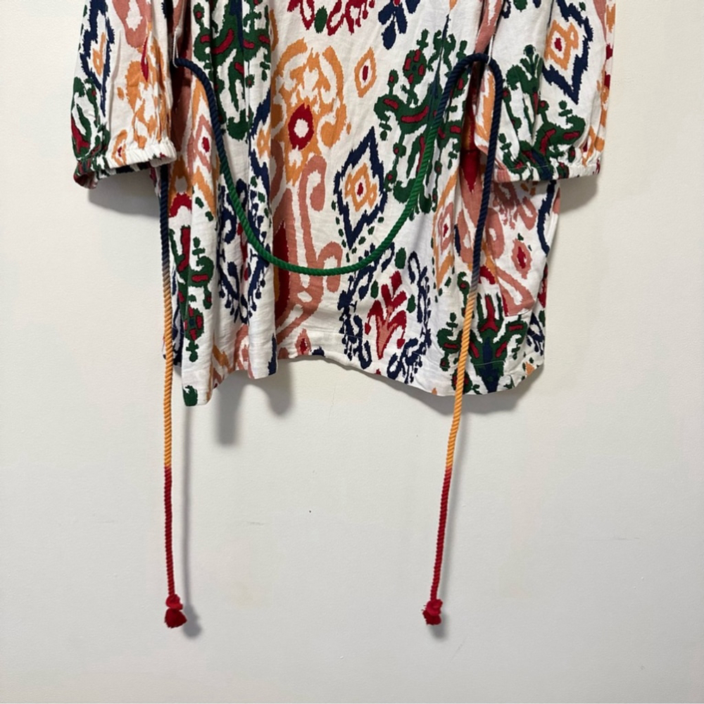 Zara Multicolour Tribal Print Minoi Kimono Size Small - Picture 11 of 11